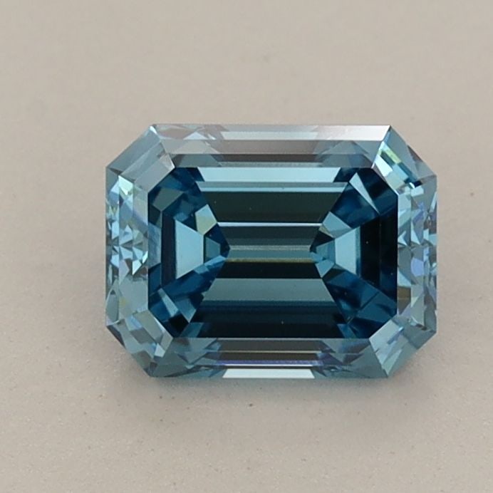 Loose Lab Diamond - IGI Emerald 0.96ct Fancy Vivid Blue VVS2: Loose Lab Diamond - IGI Emerald 0.96ct Fancy Vivid Blue VVS2 Experience the breathtaking beauty of a lab-grown diamond, certified by the International Gemological Institute (IGI) as a Fancy Vivid Blue