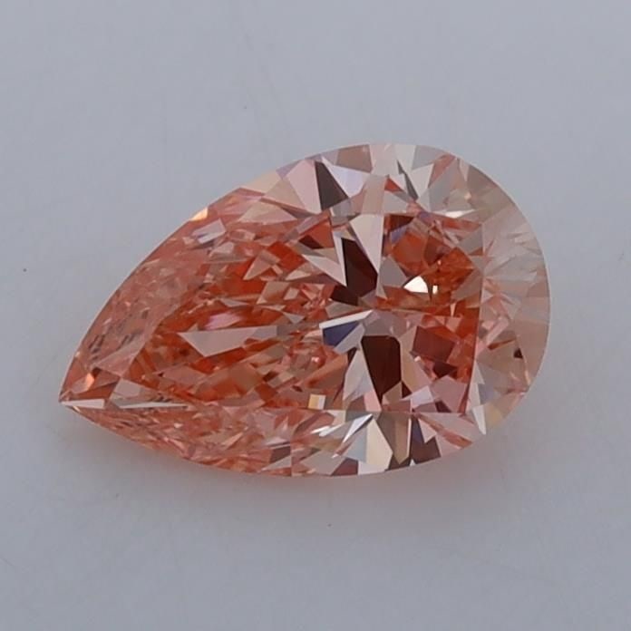 Loose Lab Diamond - IGI Pear 0.79ct Fancy Intense Pink VVS2: Loose Lab Diamond - IGI Pear 0.79ct Fancy Intense Pink VVS2 Experience the rare beauty of a Fancy Intense Pink lab diamond, certified by IGI as VVS2 clarity and boasting exceptional polish and symmetr
