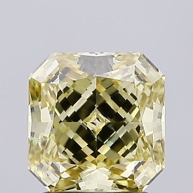 IGI Square Radiant 2.01ct Fancy Light Yellow VVS2 Loose Lab Diamond: IGI Square Radiant 2.01ct Fancy Light Yellow VVS2 Loose Lab Diamond Experience the brilliance of a lab-grown diamond, certified by IGI as a Fancy Light Yellow VVS2 with exceptional cut, color, and cla