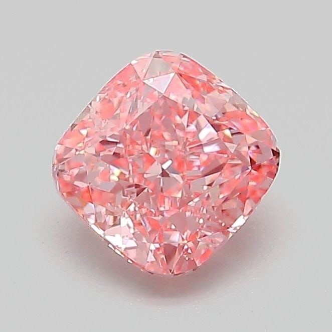 Loose Lab Diamond - IGI Cushion Modified 1.0ct Fancy Vivid Pink VVS2: Loose Lab Diamond - IGI Cushion Modified 1.0ct Fancy Vivid Pink VVS2 A truly unique and breathtaking gem, this 1.0ct Fancy Vivid Pink lab diamond boasts an exceptional VVS2 clarity and EX polish, givi