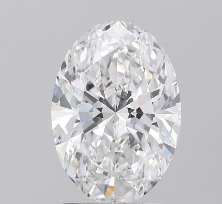IGI Oval 2.06ct E VVS2 Loose Lab Diamond: IGI Oval 2.06ct E VVS2 Loose Lab Diamond A rare and exceptional opportunity to own a lab-grown diamond of unparalleled quality, this 2.06ct IGI Oval cut gemstone boasts an impressive VVS2 clarity grad