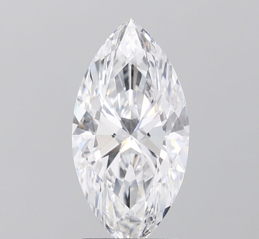 IGI Marquise 2.07ct D VVS2 Loose Lab Diamond: IGI Marquise 2.07ct D VVS2 Loose Lab Diamond A rare opportunity to own a truly unique gem, this 2.07ct IGI Marquise lab diamond boasts exceptional clarity and color, with a VVS2 grade that shines brig