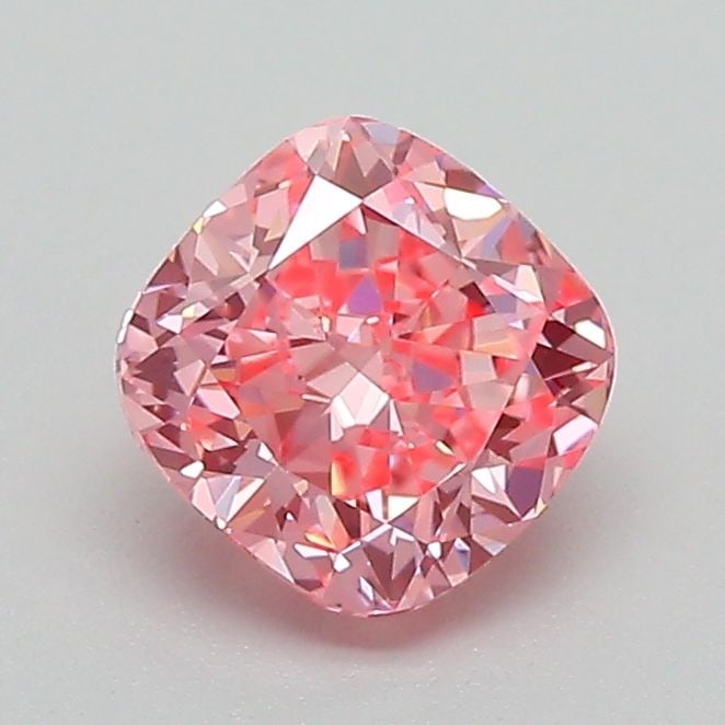 Loose Lab Diamond - IGI Cushion Brilliant 1.05ct Fancy Vivid Pink VVS2: Loose Lab Diamond - IGI Cushion Brilliant 1.05ct Fancy Vivid Pink VVS2 Experience the rare beauty of a lab-grown diamond, certified by IGI as a Fancy Vivid Pink gemstone. This exquisite 1.05ct cushion