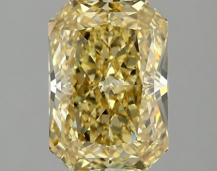 IGI Radiant 2.09ct Fancy Vivid Yellow VVS2 Loose Lab Diamond: IGI Radiant 2.09ct Fancy Vivid Yellow VVS2 Loose Lab Diamond Experience the brilliance of nature in this exquisite 2.09ct Fancy Vivid Yellow VVS2 loose lab diamond, certified by IGI and boasting