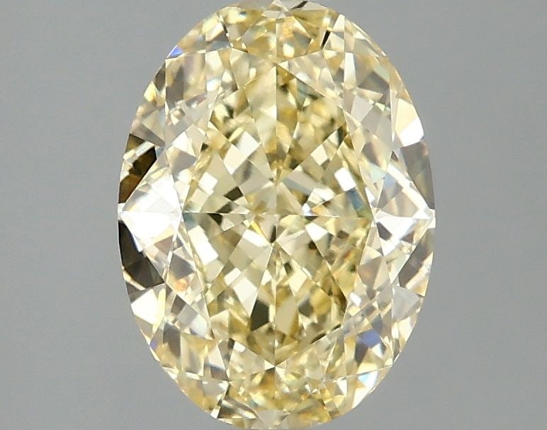 IGI Oval 2.1ct Fancy Intense Yellow VVS2 Loose Lab Diamond (1 of 1)