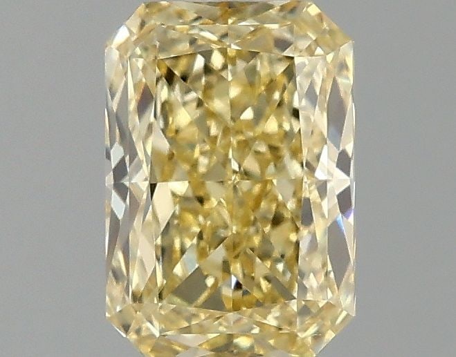 IGI Radiant 1.51ct Fancy Intense Yellow VVS2 Loose Lab Diamond: IGI Radiant 1.51ct Fancy Intense Yellow VVS2 Loose Lab Diamond Experience the vibrant warmth of a genuine lab-grown fancy intense yellow diamond, boasting exceptional clarity and polish. With its impr