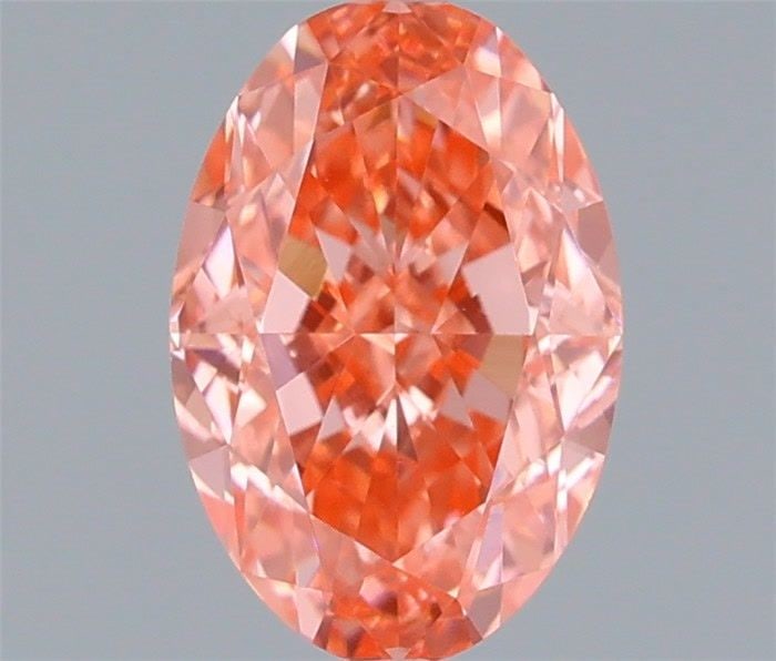 IGI Oval 1.03ct Fancy Vivid Pink VVS2 Loose Lab Diamond: IGI Oval 1.03ct Fancy Vivid Pink VVS2 Loose Lab Diamond Experience the rare beauty of a Fancy Vivid Pink diamond, one of the most coveted colors in the world of gemstones. This exquisite 1.03ct lab-gr