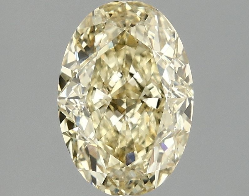 IGI Oval 2.1ct Fancy Intense Yellow VVS2 Loose Lab Diamond (1 of 1)