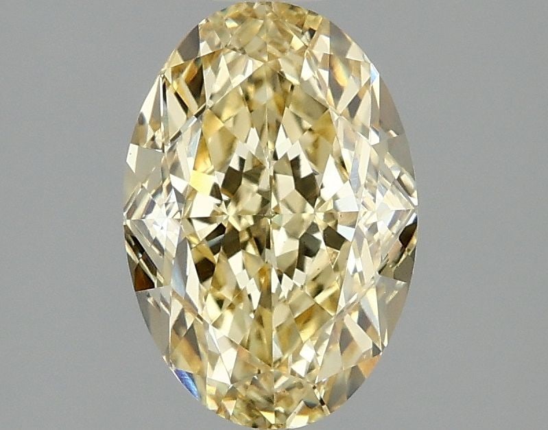 IGI Oval 2.1ct Fancy Intense Yellow VVS2 Loose Lab Diamond: IGI Oval 2.1ct Fancy Intense Yellow VVS2 Loose Lab Diamond Experience the vibrant warmth of a Fancy Intense Yellow diamond, one of the rarest and most coveted colors in nature. This 2.1ct lab-grown IG