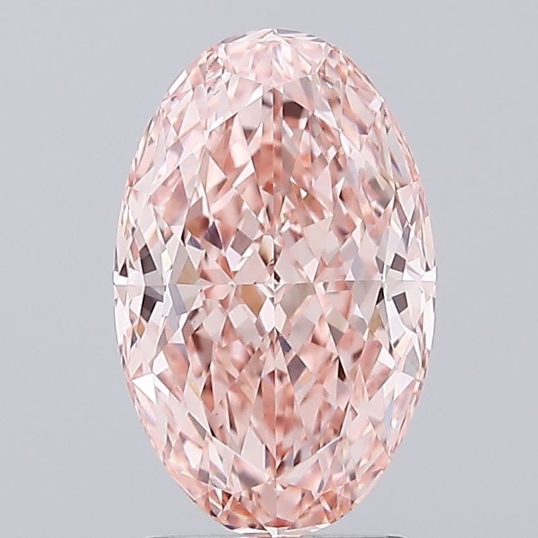 IGI Oval 2.61ct Fancy Intense Pink VVS2 Loose Lab Diamond (1 of 1)