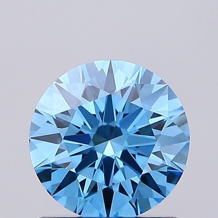 Fancy Blue VVS2 0.4ct Loose Lab Diamond: Fancy Blue VVS2 0.4ct Loose Lab Diamond Experience the breathtaking beauty of a Fancy Blue VVS2 lab-grown diamond, boasting an EX cut, EX symmetry, and EX polish. Its exceptional clarity and vibrant b