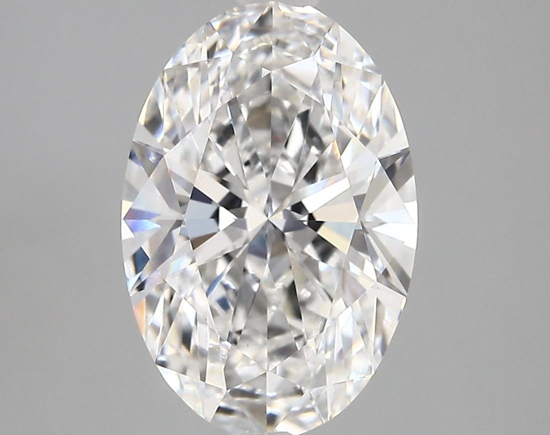 IGI Oval 3.43ct D VVS2 Diamond: IGI Oval 3.43ct D VVS2 Diamond A stunning lab-grown diamond, certified by the International Gemological Institute (IGI), boasts exceptional clarity and color with its D grade and VVS2 clarity, making