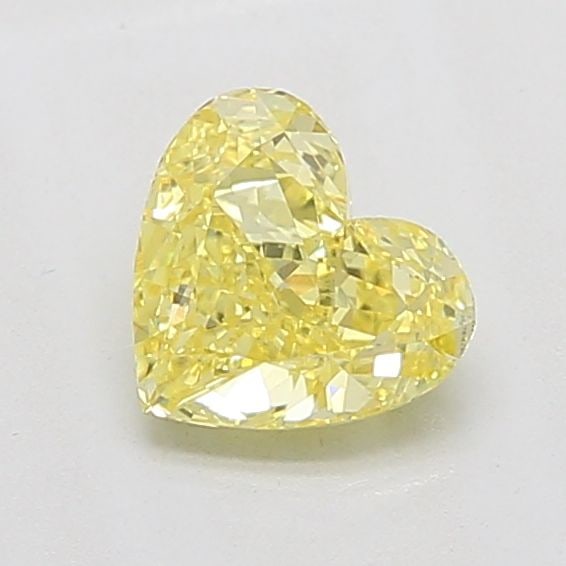 Loose Lab Diamond - IGI Heart 1.08ct Fancy Intense Yellow VVS2: Loose Lab Diamond - IGI Heart 1.08ct Fancy Intense Yellow VVS2 Experience the warmth and vibrancy of a genuine lab-grown diamond, certified by IGI as a Fancy Intense Yellow gemstone with exceptional c