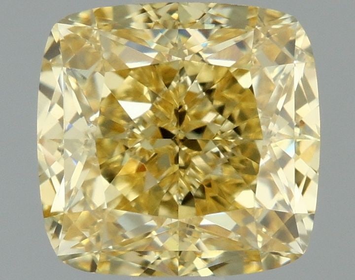 Loose Lab Diamond - IGI Cushion Modified 1.53ct Fancy Vivid Yellow VVS2 (1 of 1)