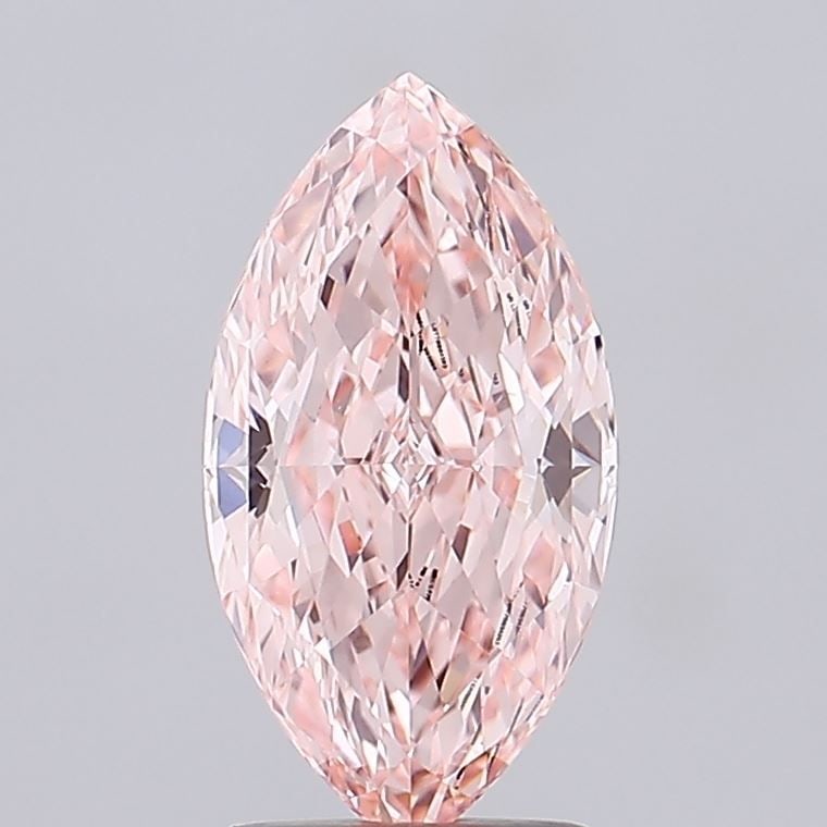IGI Marquise 2.17ct Fancy Intense Pink VVS2 Loose Lab Diamond: IGI Marquise 2.17ct Fancy Intense Pink VVS2 Loose Lab Diamond Experience the rare beauty of a Fancy Intense Pink diamond, one of the most coveted colors in the world of gemstones. This 2.17ct lab-grow
