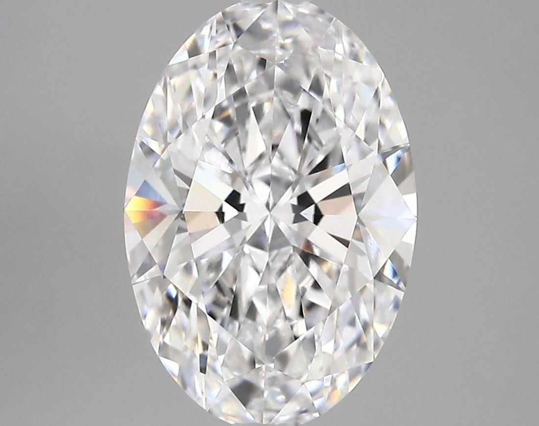 IGI Oval 3.41ct D VVS2 Loose Lab Diamond: IGI Oval 3.41ct D VVS2 Loose Lab Diamond A stunning lab-grown diamond, certified by the International Gemological Institute (IGI), boasts exceptional clarity and color. With its impressive 3.41 carat
