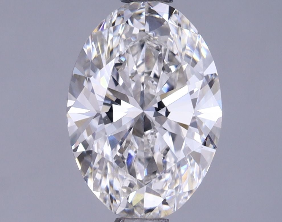 IGI Oval 1.37ct F VVS2 Loose Lab Diamond: IGI Oval 1.37ct F VVS2 Loose Lab Diamond A rare and exceptional find, this 1.37ct IGI Oval lab diamond boasts an impressive F color, VVS2 clarity, and EX polish and symmetry, making it a true gem for