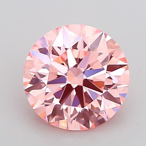 IGI Round 1.52ct Fancy Intense Pink VVS2 Ideal Loose Lab Diamond (1 of 1)