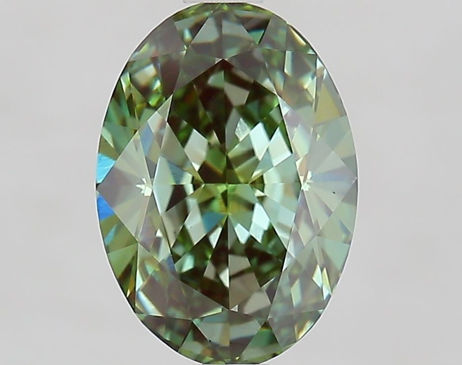 IGI Oval 2.58ct Fancy Vivid Green VVS2 Loose Lab Diamond: IGI Oval 2.58ct Fancy Vivid Green VVS2 Loose Lab Diamond Exceptional Oval 2 Fancy Vivid Green available for auction. Review complete item specifications below for detailed information. Item Specifics: