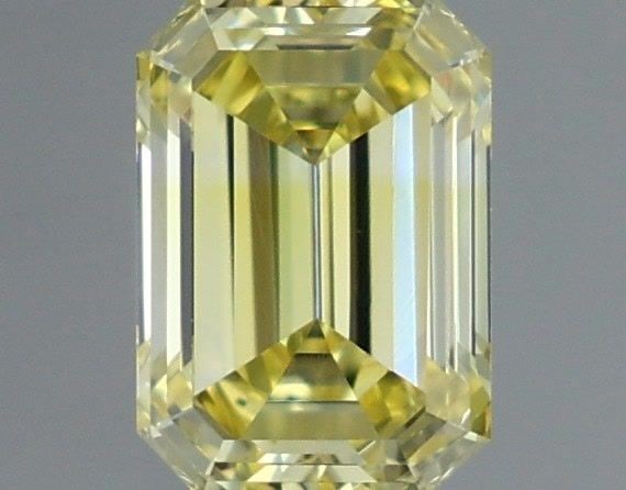 Loose Lab Diamond - IGI Emerald 0.54ct Fancy Intense Yellow VVS2: Loose Lab Diamond - IGI Emerald 0.54ct Fancy Intense Yellow VVS2 Experience the vibrant beauty of nature in this stunning lab-grown diamond, certified by IGI as a Fancy Intense Yellow gemstone with ex