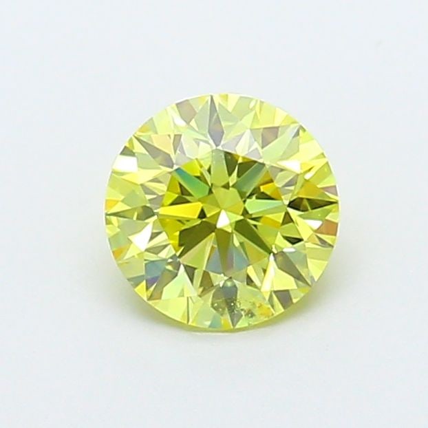 IGI Round 1.01ct Fancy Intense Yellow VVS2 Loose Lab Diamond: IGI Round 1.01ct Fancy Intense Yellow VVS2 Loose Lab Diamond Experience the vibrant beauty of nature in a lab-grown diamond, certified by the International Gemological Institute (IGI) as Fancy