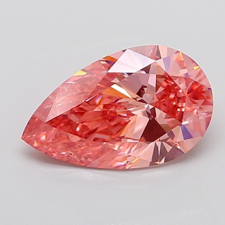 Loose Lab Diamond - IGI Pear 3.7ct Fancy Vivid Pink VVS2: Loose Lab Diamond - IGI Pear 3.7ct Fancy Vivid Pink VVS2 Experience the breathtaking beauty of this 3.7ct lab-grown diamond, boasting an exceptional Fancy Vivid Pink hue that shines with unparalleled