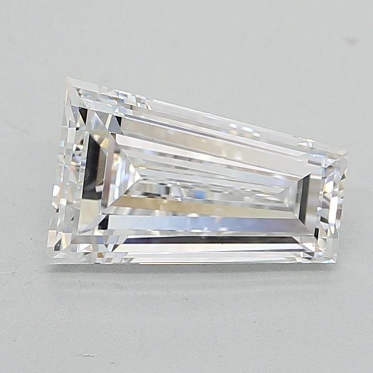 Loose Lab Diamond - IGI Tapered Baguette 1.06ct D VVS1: Loose Lab Diamond - IGI Tapered Baguette 1.06ct D VVS1 A rare and exceptional laboratory-grown diamond, certified by the International Gemological Institute (IGI), boasts an impressive 1.06 carat D co