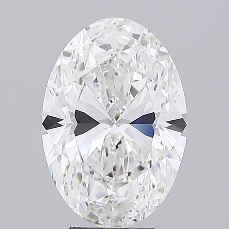 IGI Oval 5.09ct F VVS2 Loose Lab Diamond: IGI Oval 5.09ct F VVS2 Loose Lab Diamond Experience the exceptional quality of this stunning 5.09ct F VVS2 lab-grown diamond, boasting an impressive clarity grade and exceptional cut symmetry. Certifi