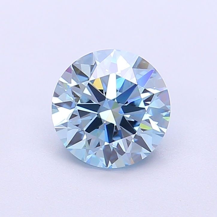 IGI Round 1.19ct Fancy Vivid Blue VVS2 Ideal Loose Lab Diamond: IGI Round 1.19ct Fancy Vivid Blue VVS2 Ideal Loose Lab Diamond Experience the breathtaking beauty of a Fancy Vivid Blue diamond, one of the rarest and most stunning colors in nature. This exquisite 1.