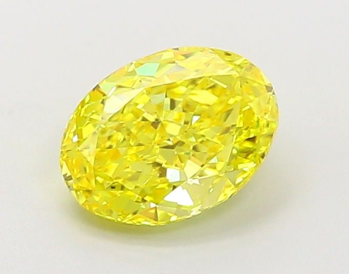 IGI Oval 1.64ct Fancy Vivid Yellow VVS2 Loose Lab Diamond: IGI Oval 1.64ct Fancy Vivid Yellow VVS2 Loose Lab Diamond Experience the brilliance of nature in this stunning 1.64ct Fancy Vivid Yellow VVS2 loose lab diamond, certified by IGI and boasting