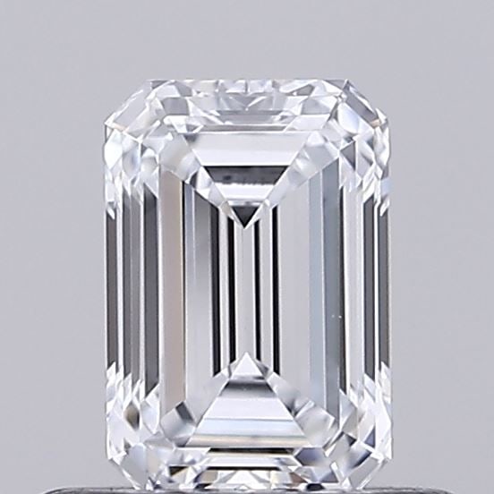 Loose Lab Diamond - IGI Emerald 0.54ct D VVS1: Loose Lab Diamond - IGI Emerald 0.54ct D VVS1 Experience the unparalleled brilliance of a lab-grown diamond, certified by the International Gemological Institute (IGI) as a D color, VVS1 clarity, and