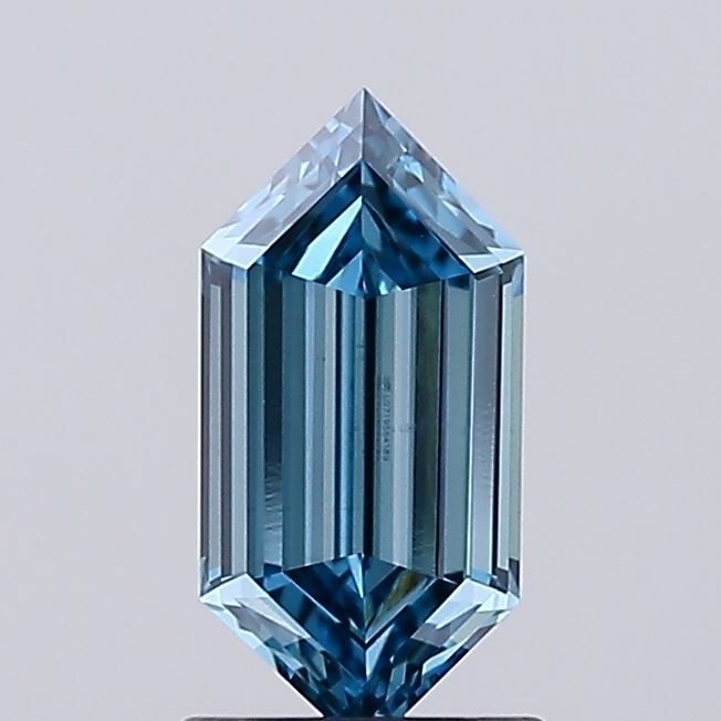 Loose Lab Diamond - IGI Hexagonal 1.06ct Fancy Vivid Blue VVS2 (1 of 1)