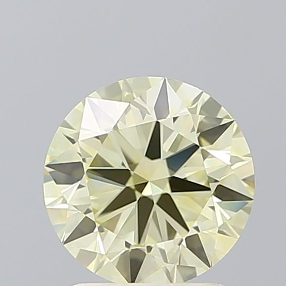 IGI Round 1.55ct Fancy Light Yellow VVS2 Loose Lab Diamond: IGI Round 1.55ct Fancy Light Yellow VVS2 Loose Lab Diamond Experience the beauty of nature in a lab-grown diamond, certified by IGI as Fancy Light Yellow VVS2, this 1.55ct gem shines with exceptional
