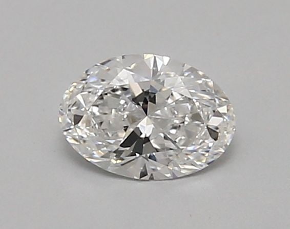 IGI Oval 0.58ct D VVS2 Diamond: IGI Oval 0.58ct D VVS2 Diamond A stunning lab-grown diamond, certified by the International Gemological Institute (IGI), boasts exceptional clarity and color with a VVS2 grade and D color rating. Its
