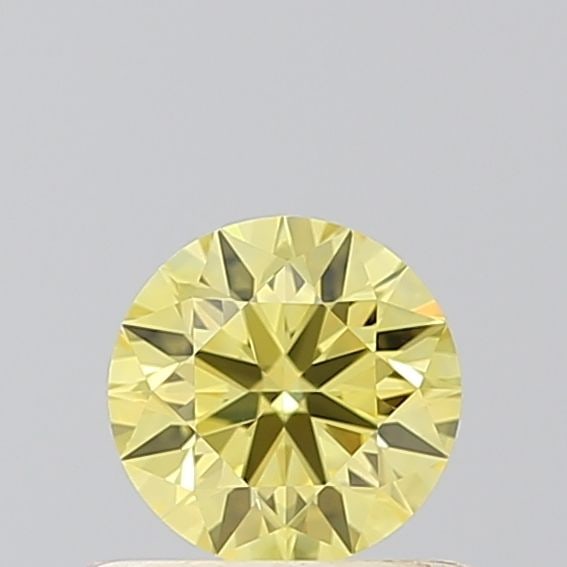 IGI Round 0.51ct Fancy Vivid Yellow VVS2 Loose Lab Diamond: IGI Round 0.51ct Fancy Vivid Yellow VVS2 Loose Lab Diamond Experience the vibrant beauty of nature in a lab-grown diamond, certified by IGI as Fancy Vivid Yellow with exceptional clarity and cut. This