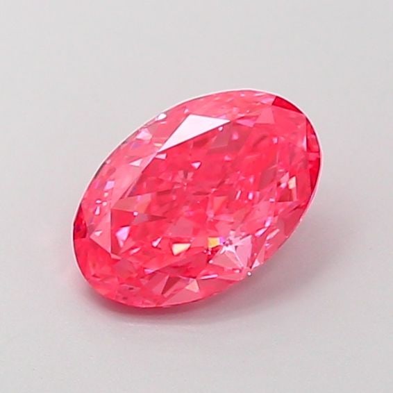IGI Oval 1.05ct Fancy Vivid Pink VVS2 Loose Lab Diamond: IGI Oval 1.05ct Fancy Vivid Pink VVS2 Loose Lab Diamond Experience the rare beauty of a Fancy Vivid Pink diamond, one of the most coveted colors in diamonds. This 1.05ct IGI-certified lab-grown gem bo