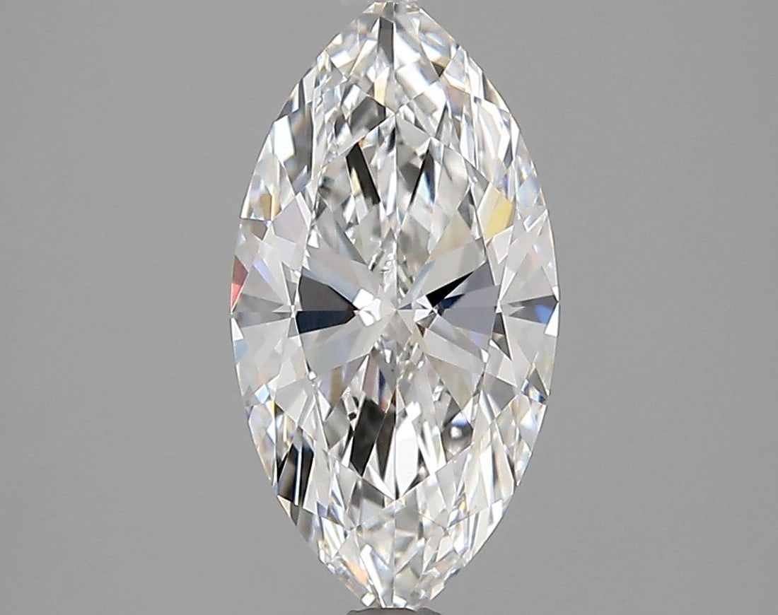 IGI Marquise 2.01ct D VVS2 Diamond: IGI Marquise 2.01ct D VVS2 Diamond A stunning IGI-certified marquise-cut diamond, this 2.01ct D VVS2 gem shines with exceptional clarity and color, boasting an EX polish and symmetry. Grown in a lab f