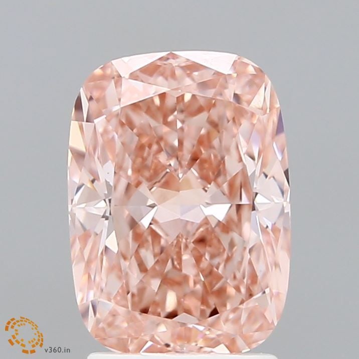 Loose Lab Diamond - IGI Cushion Brilliant 2.51ct Fancy Vivid Pink VVS2: Loose Lab Diamond - IGI Cushion Brilliant 2.51ct Fancy Vivid Pink VVS2 Experience the breathtaking beauty of a lab-grown diamond, certified by the International Gemological Institute (IGI) as Fancy Vi