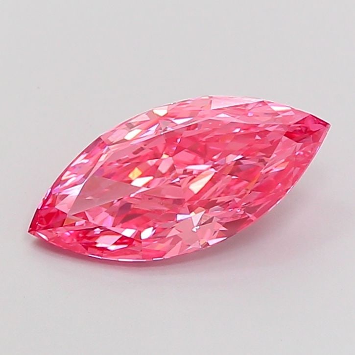 IGI Marquise 2.2ct Fancy Vivid Pink VVS2 Loose Lab Diamond: IGI Marquise 2.2ct Fancy Vivid Pink VVS2 Loose Lab Diamond Experience the unparalleled beauty of a Fancy Vivid Pink diamond, one of the rarest and most coveted colors in nature. This exquisite 2.2ct