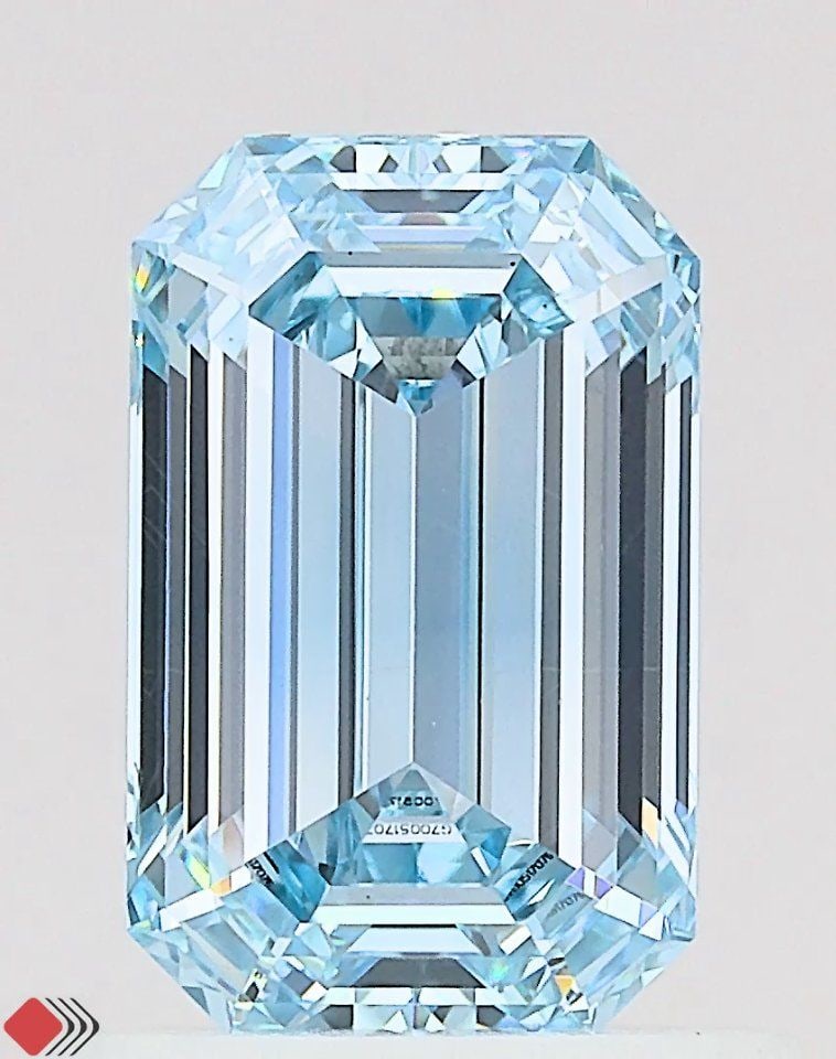 Loose Lab Diamond - IGI Emerald 1.01ct Fancy Intense Blue VVS2: Loose Lab Diamond - IGI Emerald 1.01ct Fancy Intense Blue VVS2 Experience the unparalleled beauty of nature, crafted in a lab with precision and care. This exquisite 1.01ct Fancy Intense Blue