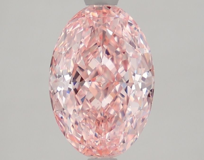 IGI Oval 2.46ct Fancy Vivid Pink VVS2 Loose Lab Diamond: IGI Oval 2.46ct Fancy Vivid Pink VVS2 Loose Lab Diamond Imagine owning a truly one-of-a-kind treasure, a Fancy Vivid Pink diamond that shines with unparalleled brilliance and fire. This exquisite