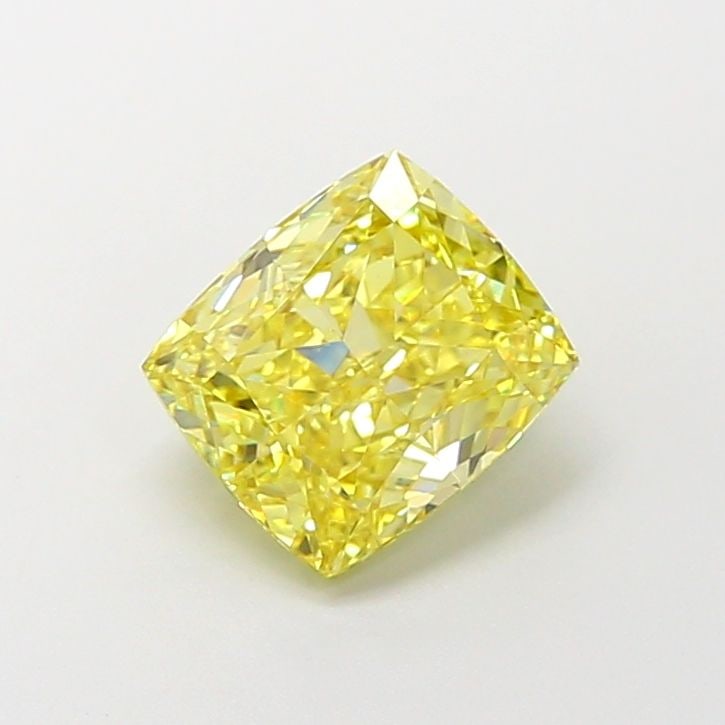 IGI Cushion Modified 2.05ct Fancy Intense Yellow VVS2 Loose Lab Diamond: IGI Cushion Modified 2.05ct Fancy Intense Yellow VVS2 Loose Lab Diamond Experience the vibrant beauty of nature in a lab-grown diamond, certified by IGI as a Fancy Intense Yellow VVS2. This exceptiona