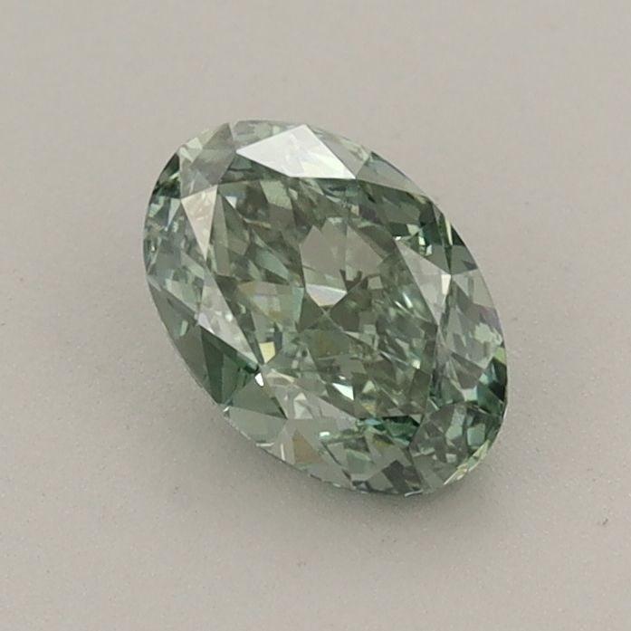IGI Oval 0.66ct Fancy Vivid Green VVS2 Loose Lab Diamond: IGI Oval 0.66ct Fancy Vivid Green VVS2 Loose Lab Diamond Experience the rare beauty of nature with this stunning 0.66ct Fancy Vivid Green VVS2 loose lab diamond, certified by IGI and grown in a state-