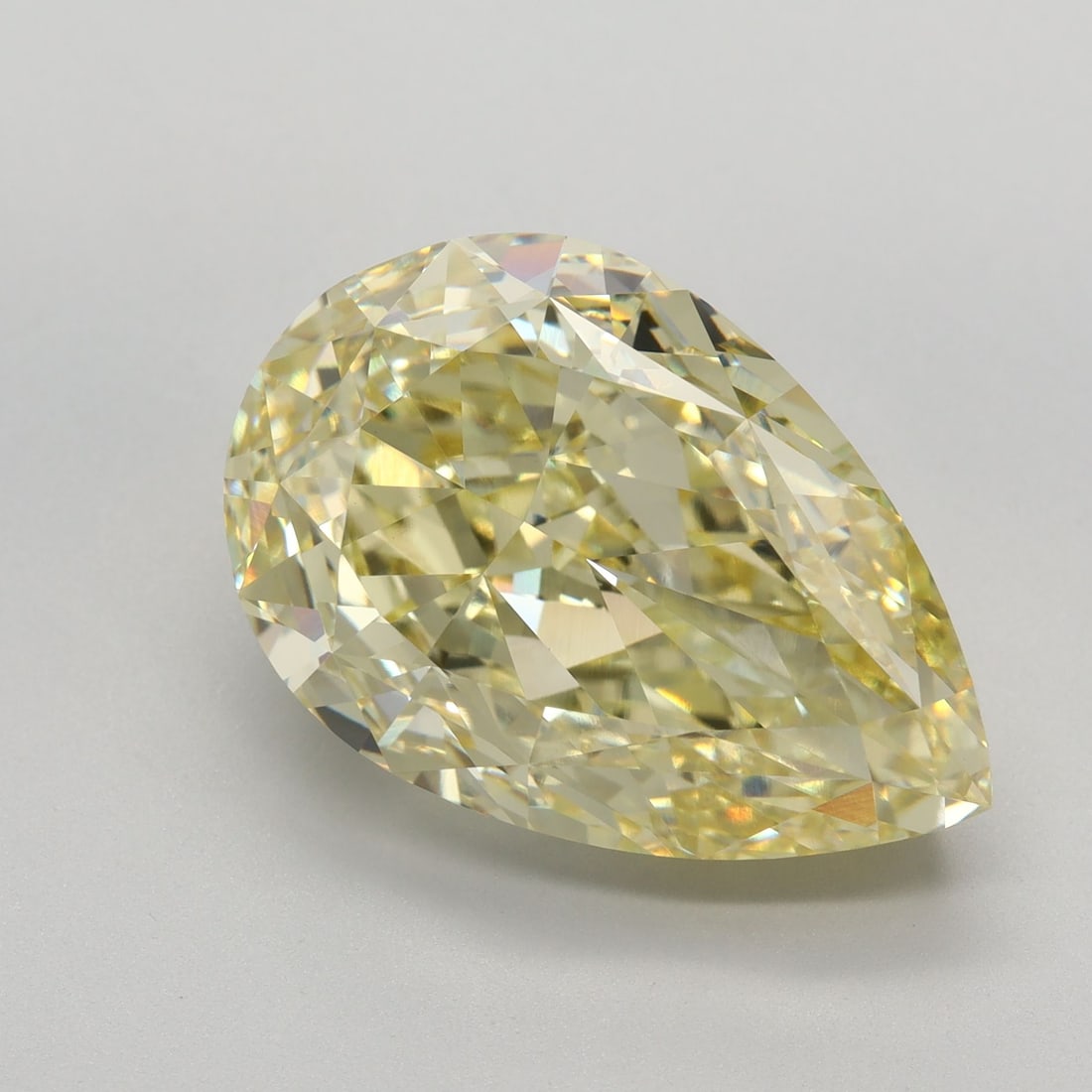 Loose Lab Diamond - IGI Pear 11.4ct Fancy Intense Yellow VVS2 (1 of 1)