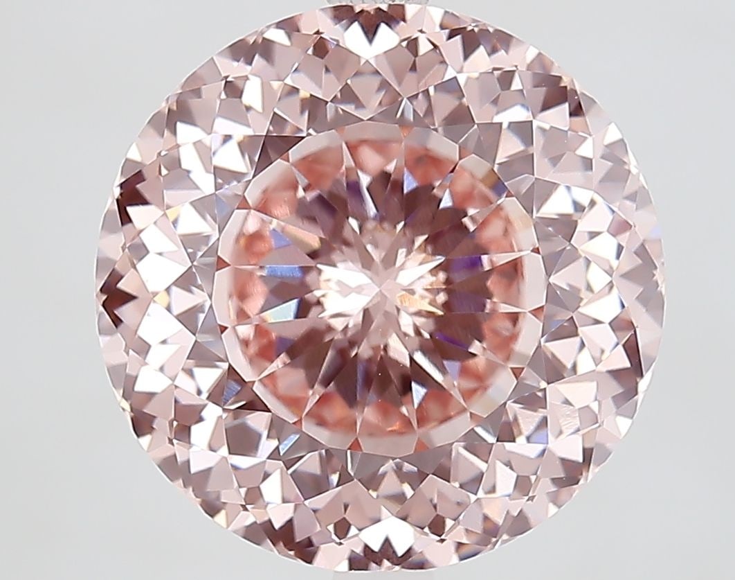 IGI Round 7.52ct Fancy Intense Pink VVS1 Loose Lab Diamond (1 of 1)