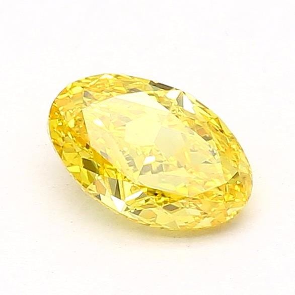 Vivid Yellow VVS2 Oval Diamond 0.81ct Loose Lab: Vivid Yellow VVS2 Oval Diamond 0.81ct Loose Lab Experience the rare beauty of a Fancy Vivid Yellow diamond, one of the most coveted colors in nature. This stunning 0.81ct VVS2 oval lab-grown diamond b