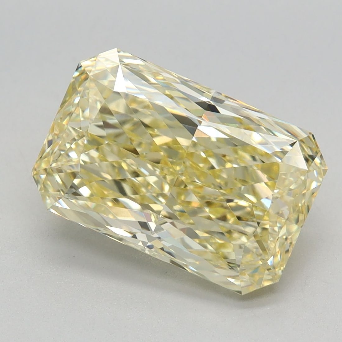 IGI Radiant 3.14ct Fancy Intense Yellow VVS2 Loose Lab Diamond (1 of 1)