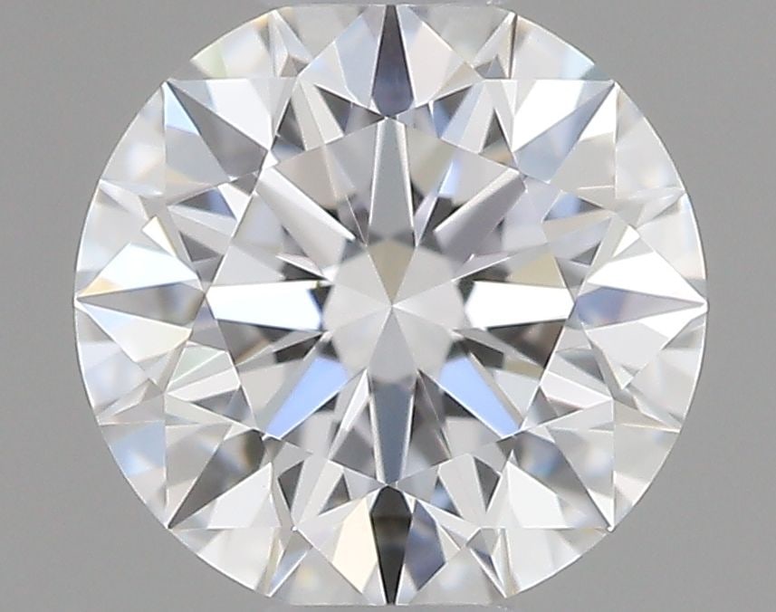 IGI Round 0.54ct D VVS2 Ideal Loose Lab Diamond: IGI Round 0.54ct D VVS2 Ideal Loose Lab Diamond A rare and exceptional laboratory-grown diamond, certified by the International Gemological Institute (IGI), boasts an impressive 0.54 carat cut with fl