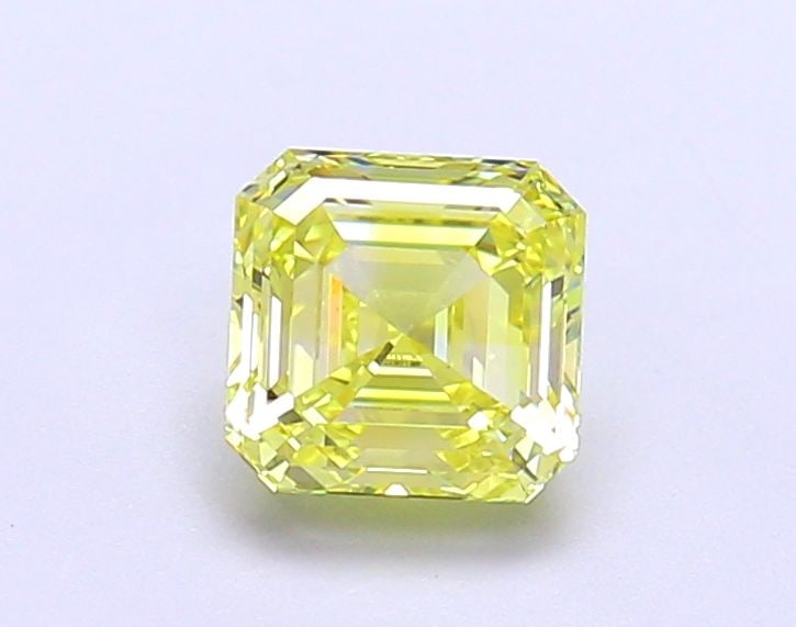 IGI Square Emerald 1.02ct Fancy Intense Yellow VVS2 Loose Lab Diamond: IGI Square Emerald 1.02ct Fancy Intense Yellow VVS2 Loose Lab Diamond Experience the vibrant beauty of a Fancy Intense Yellow diamond, one of the rarest and most coveted colors in nature. This 1.02ct