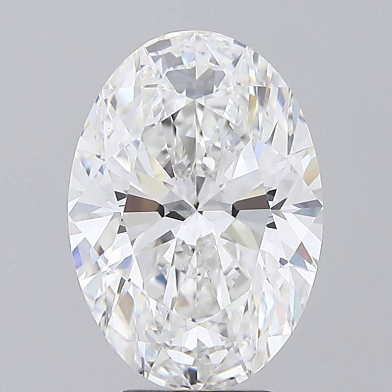 IGI Oval 5.08ct E VVS2 Loose Lab Diamond: IGI Oval 5.08ct E VVS2 Loose Lab Diamond A stunning lab-grown diamond, certified by the International Gemological Institute (IGI), boasts exceptional clarity and color. With its impressive 5.08 carat